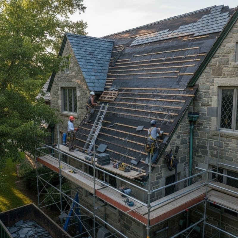 Slate Roof Replacement in Berwyn, PA