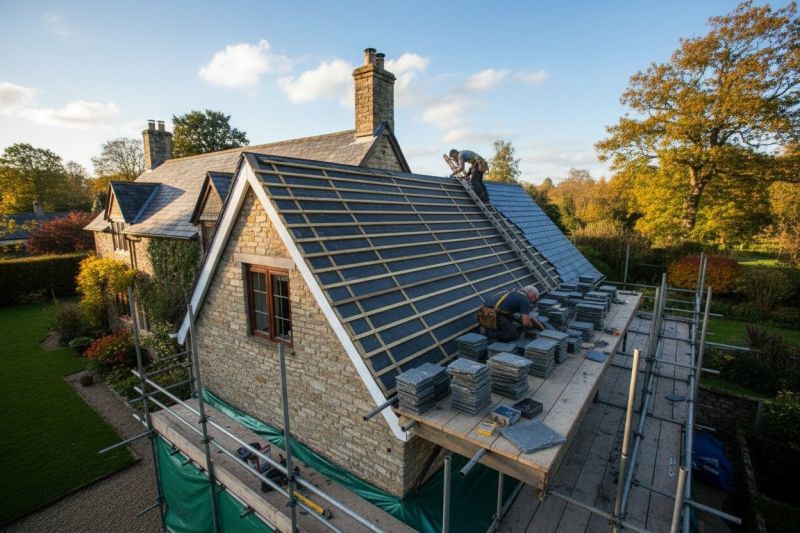Slate Roof Replacement in Douglassville, PA