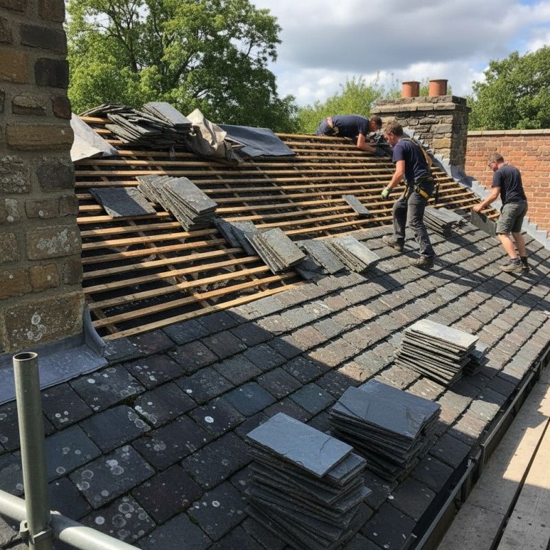 Slate Roof Replacement in Dresher, PA