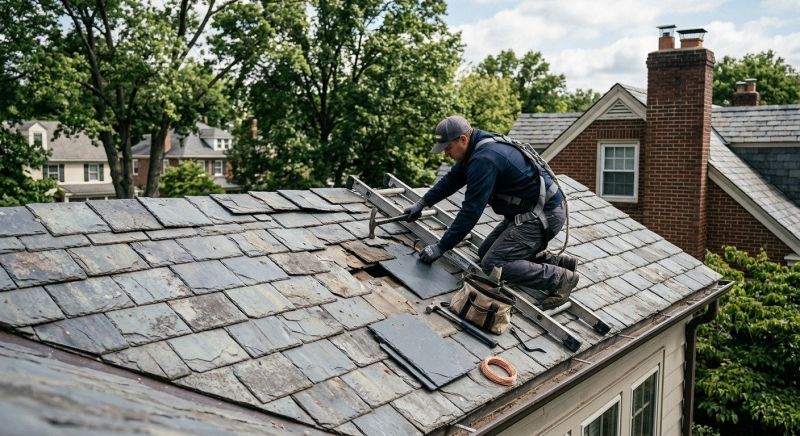 Slate Shingles Repair in Boyertown, PA