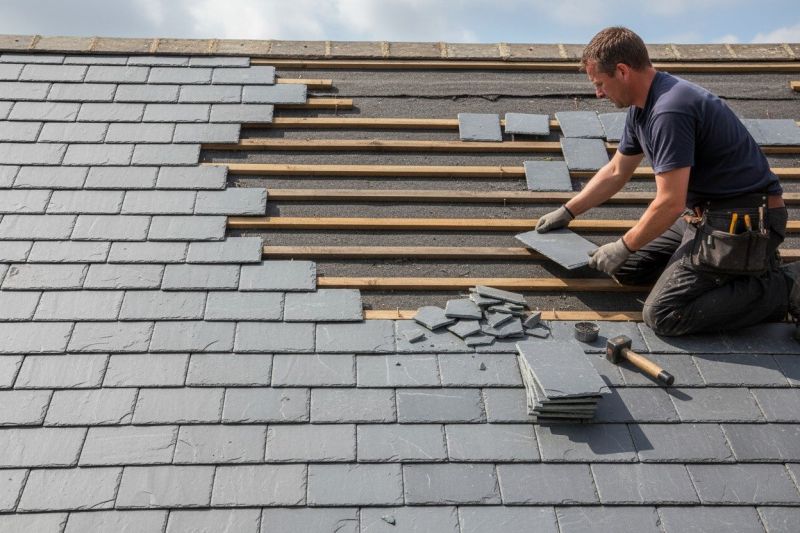 Slate Shingles Repair in Broomall, PA