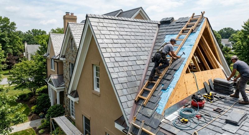 Slate Shingles Repair in Delaware County, PA