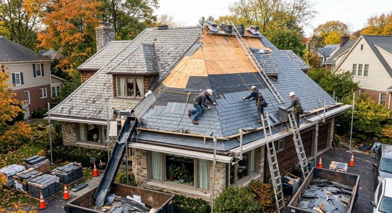 Slate Shingles Repair in Dresher, PA