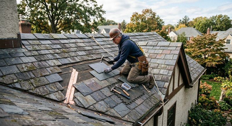 Slate Shingles Repair in Elverson, PA