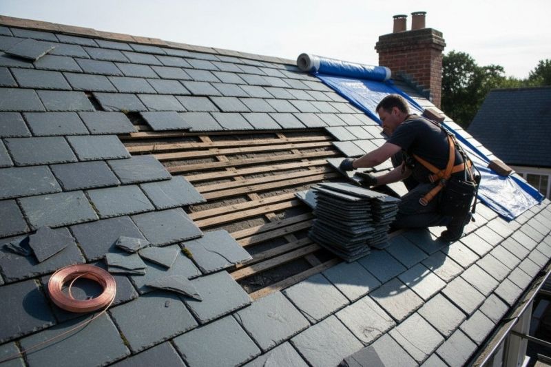 Slate Shingles Repair in Elverson, PA