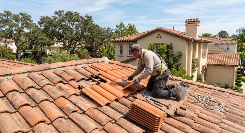 Spanish Tile Roof Repair in Collegeville, PA