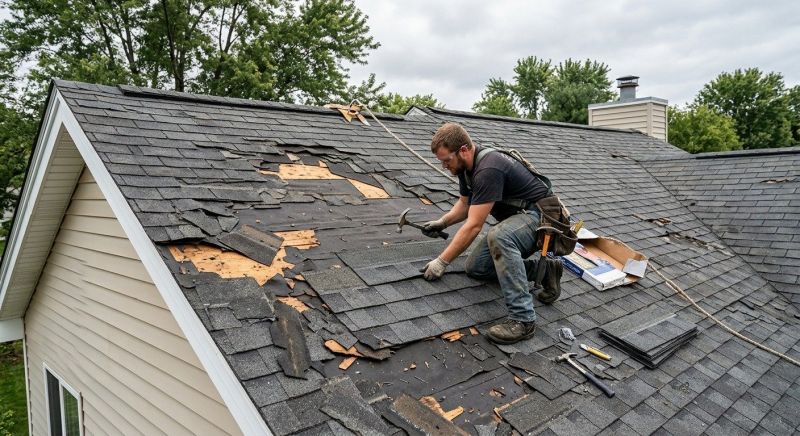 Storm Damage Roof Repair in Bryn Mawr, PA