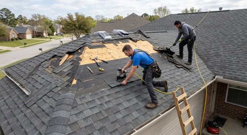 Storm Damage Roof Repair in Hatboro, PA
