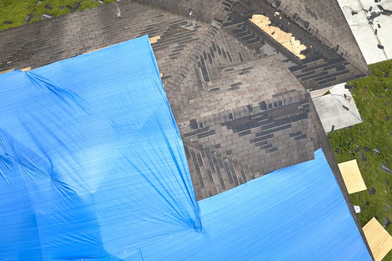 Storm Damage Roof Tarping in Collegeville, PA