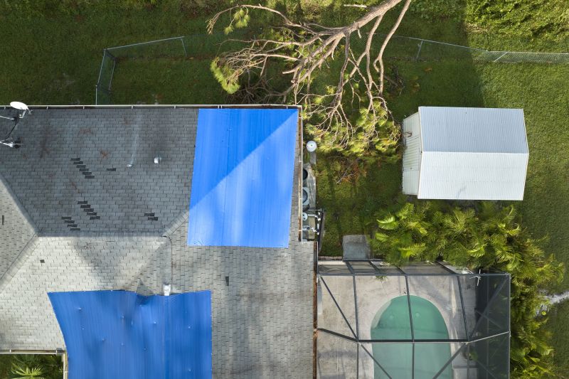 Storm Damage Roof Tarping in Collegeville, PA