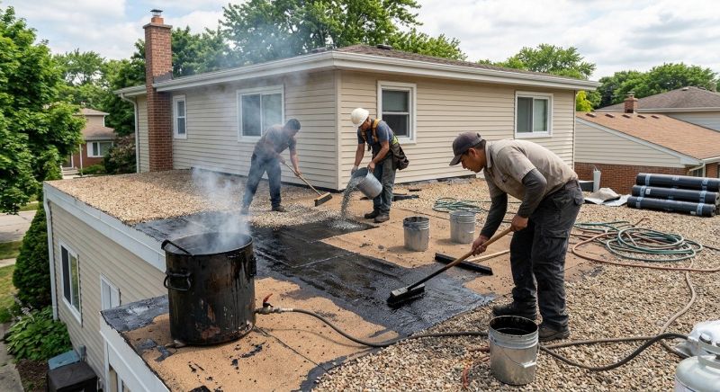 Tar And Gravel Roof Repair in Downingtown, PA
