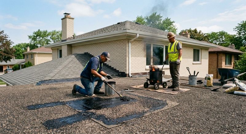 Tar Roof Repair in Delaware County, PA
