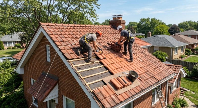 Tile Roof Repair in Lafayette Hill, PA