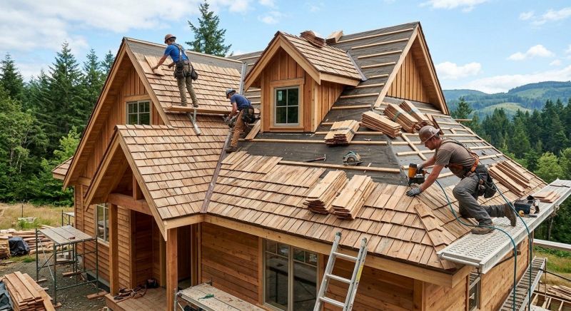 Wood Roofing Installation in Alburtis, PA