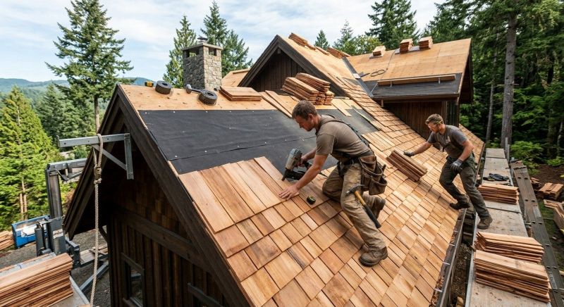 Wood Roofing Installation in Ambler, PA
