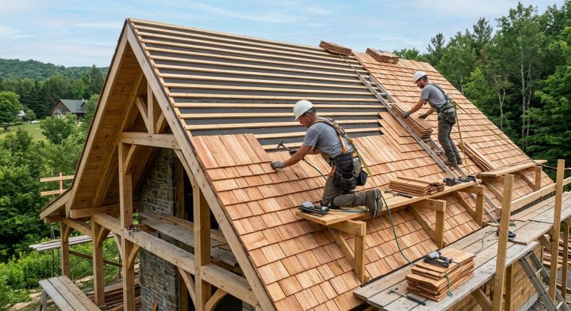 Wood Roofing Installation in Berwyn, PA
