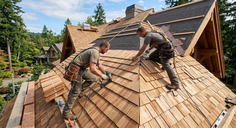 Wood Roofing Installation in Broomall, PA