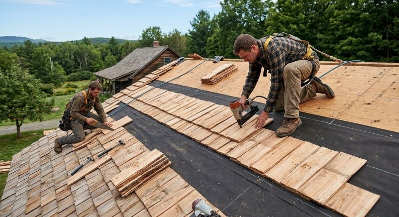 Wood Roofing Installation in Chester County, PA