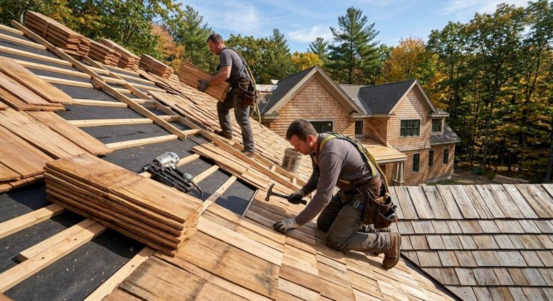 Wood Roofing Installation in Doylestown, PA