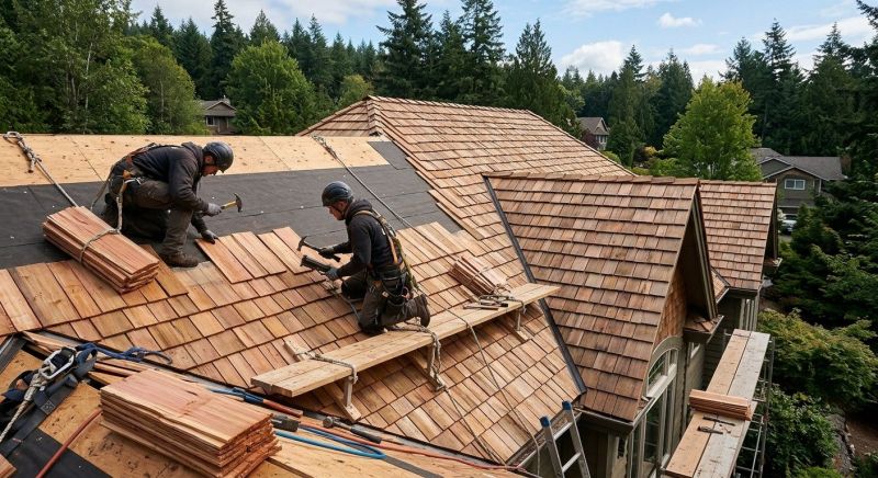 Wood Roofing Installation in Dublin, PA