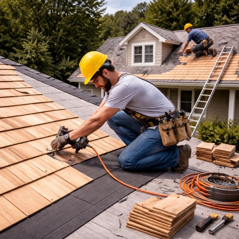 Wood Roofing Installation in King Of Prussia, PA