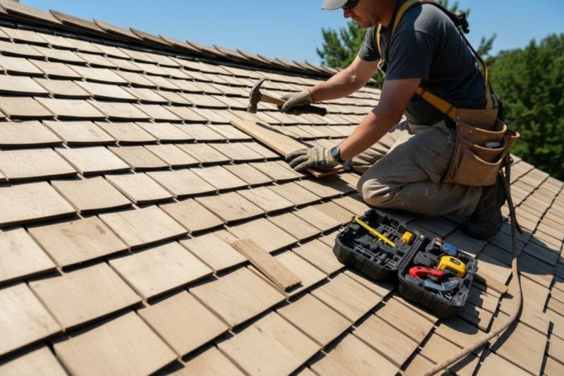 Wood Shake Roof Repair in Broomall, PA