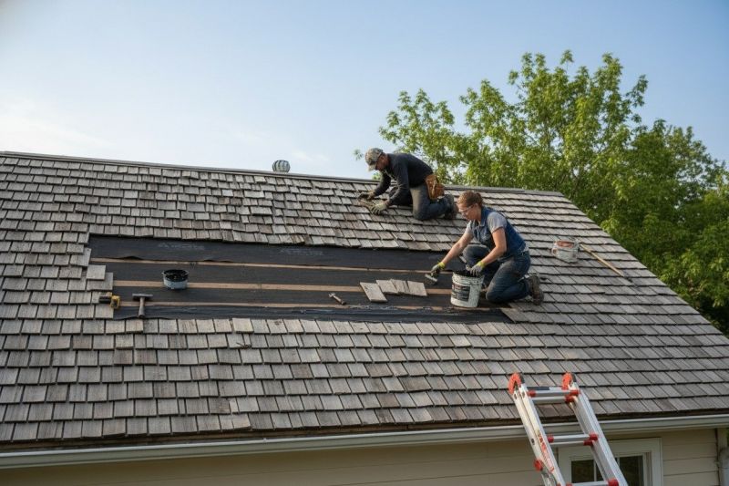 Wood Shake Roof Repair in Chalfont, PA