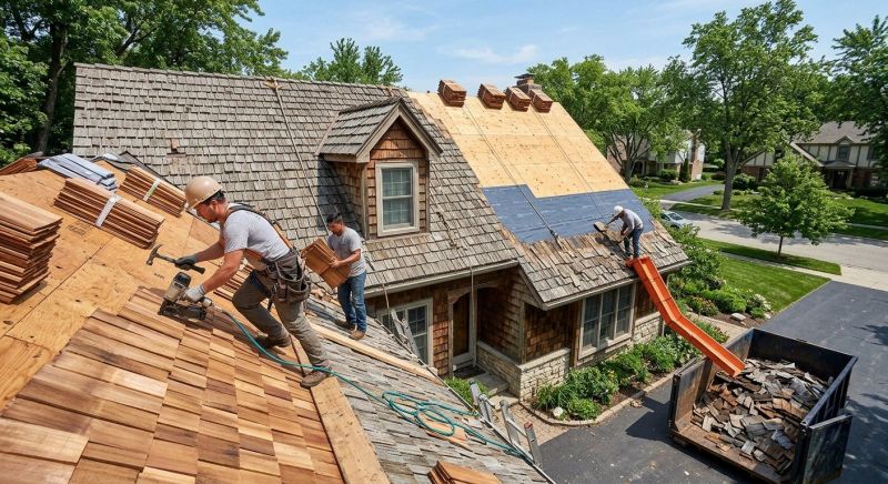 Wood Shake Roof Replacement in Doylestown, PA