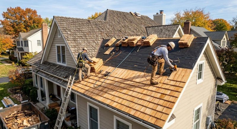 Wood Shake Roof Replacement in Elverson, PA