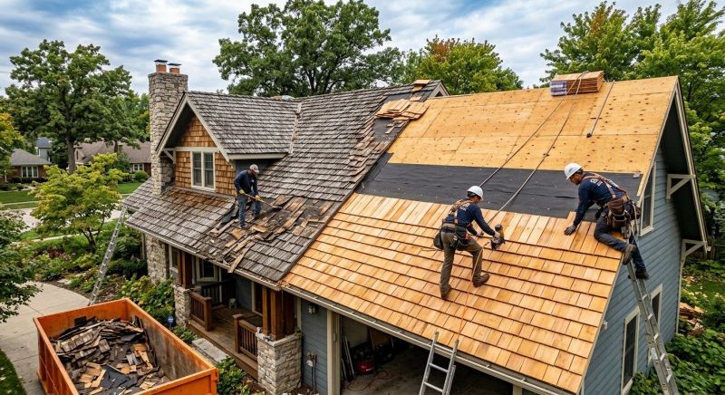 Wood Shake Roof Replacement in Horsham, PA